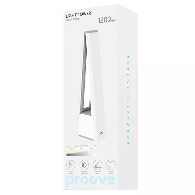 Лампа аккумуляторная настольная 1200mAh Light Tower (57494) - изображение 3