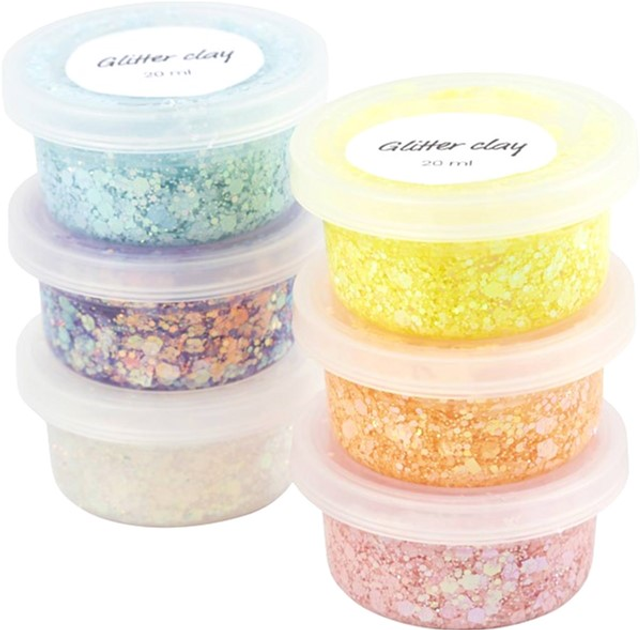 Zestaw do tworzenia szlamów Creative Toys Die Glitter Clay (5712854704663) - obraz 1