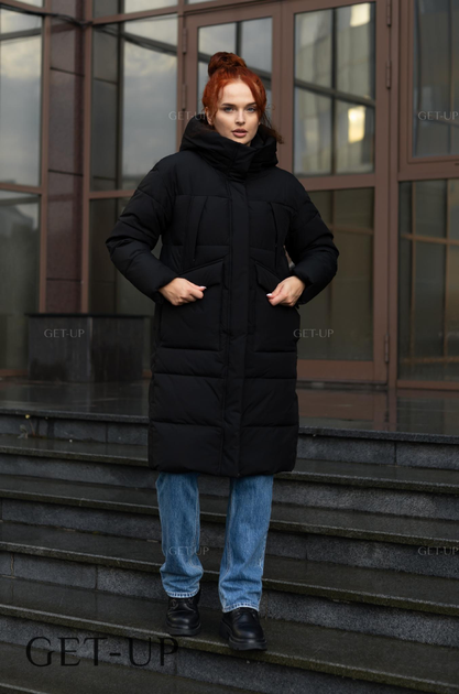 Женское зимнее пальто Lusskiri S черное 355325 от продавца: Get-up – в ...