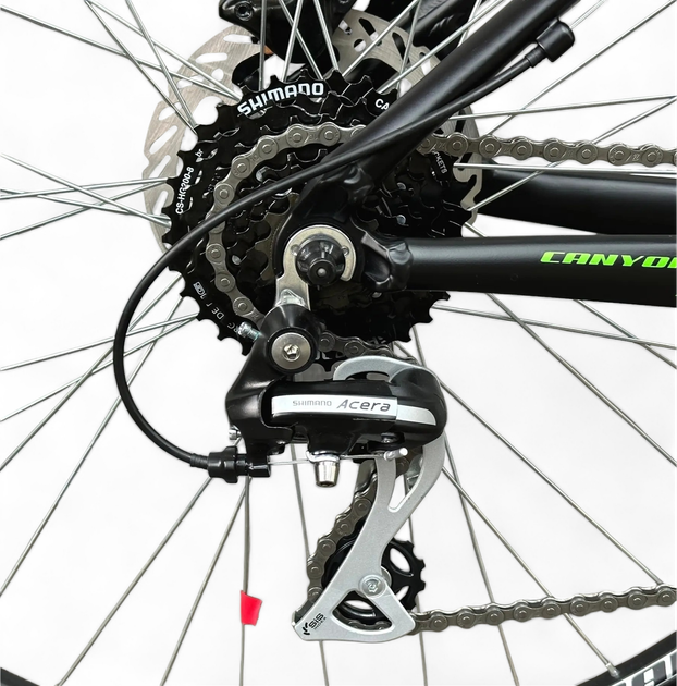 Велосипед AVANTI 27.5" CANYON 650B рама 19" black/green - изображение 5