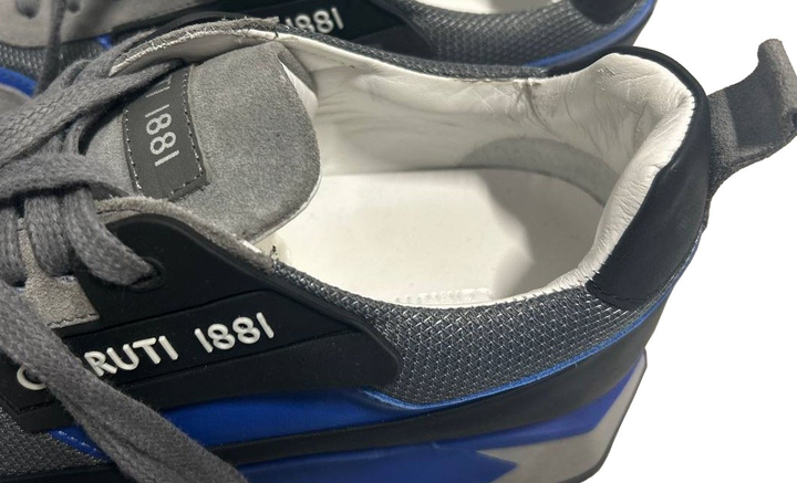 Buty sportowe męskie skórzane na platformie do kostki Cerruti 1881 CSSU00985M 41 Szare (8052579038375) (955555900784511) - Outlet - obraz 5