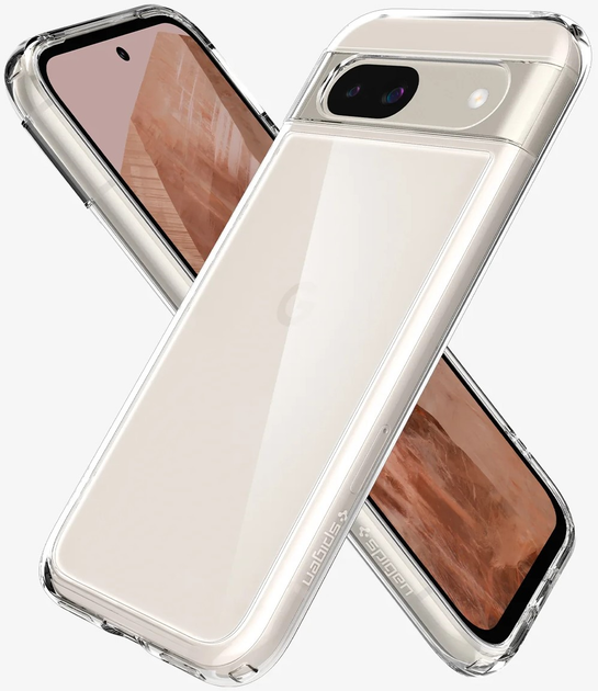 Панель Spigen Ultra Hybrid для Google Pixel 8a Crystal Clear (ACS07260) - зображення 8