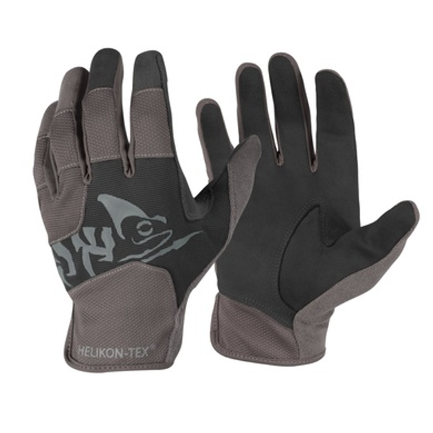 Рукавиці повнопалі Helikon-Tex All Round Fit Tactical Gloves Black/Shadow Grey M - зображення 1