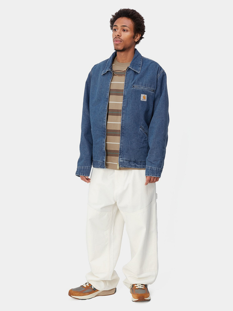 Куртка джинсова чоловіча Carhartt WIP OG Detroit Jacket (Summer) "Blue" I033039-0106 XL Темно-синя (4064958794912) - зображення 3