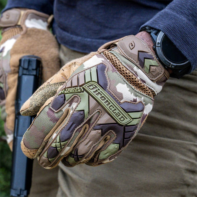 Перчатки Ironclad Exo Tactical Impact Camo S - изображение 2