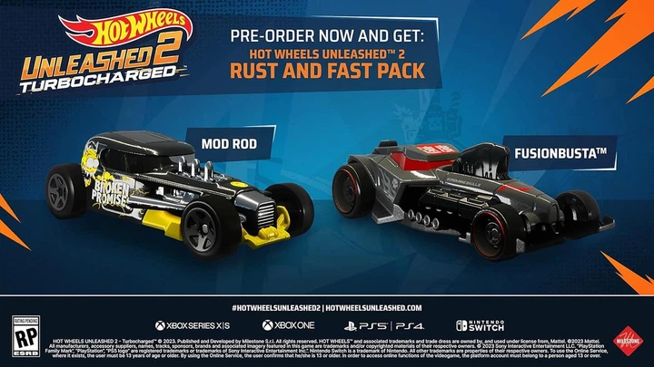 Hot Wheels Unleashed 2 Turbocharged Day 1 Edition (Switch) - Фото 2 Hot Wheels Unleashed 2 Turbocharged Day 1 Edition (Switch) - изображение 2