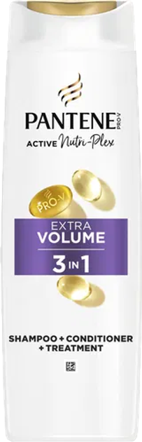 Szampon Pantene Pro-V Extra Volume 3 w 1 325 ml (8700216508988) - obraz 1