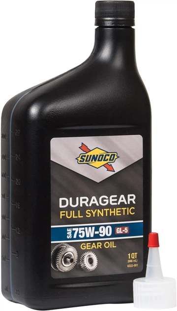 Трансмісійна олива SUNOCO Duragear Full Synthetic 75W-90 0.946 л (6333-001) - Фото 2 Трансмісійна олива SUNOCO Duragear Full Synthetic 75W-90 0.946 л (6333-001) - зображення 2