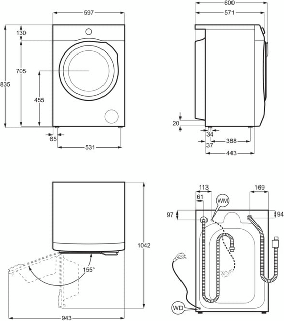 Стиральная машина с сушкой соло Electrolux EW7W4492U - Фото 2 Стиральная машина с сушкой соло Electrolux EW7W4492U - изображение 2