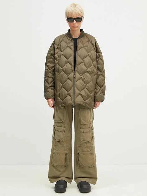 Куртка демисезонная удлиненная с капюшоном женская New