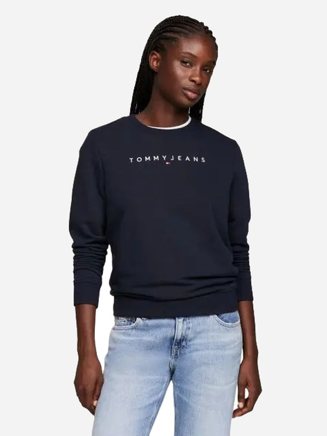 Світшот жіночий Tommy Hilfiger DW0DW17323-C1G S Темно-синій від Rozetka на платформі USKIDKA Акція на Світшот жіночий Tommy Hilfiger DW0DW17323-C1G S Темно-синій від Rozetka