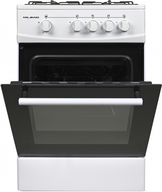 Плита MILANO GAS COOKER ML55 G0 /01 біла - зображення 2