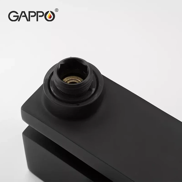 Змішувач для ванни GAPPO G3207-6, чорний - изображение 5