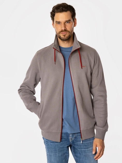 Толстовка на блискавці чоловіча Lee Cooper Amelio 3020 XL Сіра (5905991711179) - зображення 3