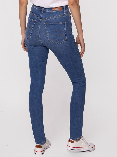 Jeansy skinny damskie z wysokim stanem Lee Cooper Daily 2519 28-30 Granatowe (5905991714811) - obraz 2