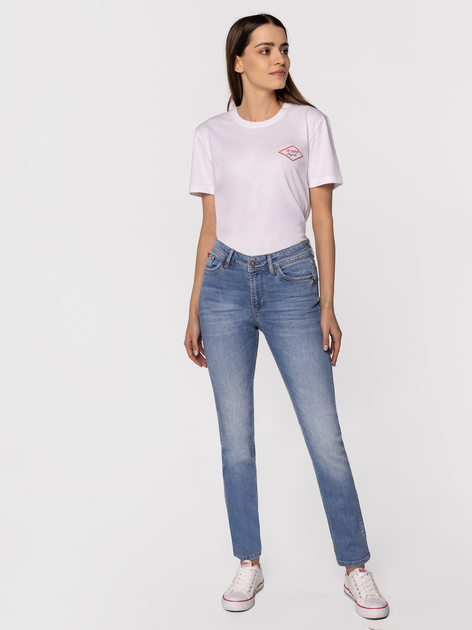 Jeansy slim fit damskie z wysokim stanem Lee Cooper Lc135 3006 31-30 Niebieskie (5905991715474) - obraz 3