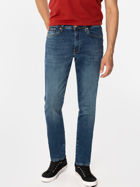 Jeansy slim fit męskie Lee Cooper Jeff 1079 30-32 Granatowe (5905991717188) - obraz 1