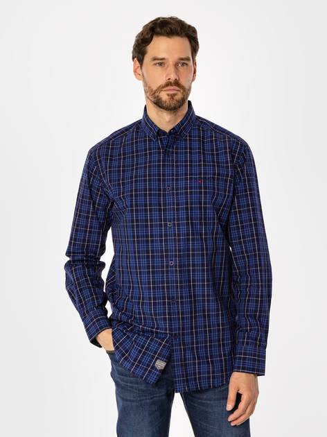 Сорочка бавовняна чоловіча Lee Cooper NewTenby 24Kz 2XL Темно-синя (5905991708513) - зображення 3