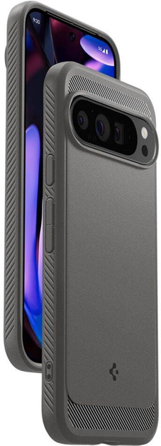 Панель Spigen Rugged Armor для Google Pixel 9 Pro XL Marble Gray (8809971227193) - зображення 6