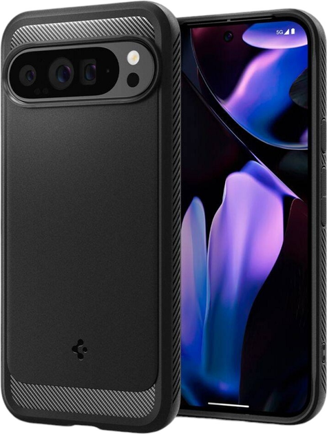 Панель Spigen Rugged Armor для Google Pixel 9 Pro XL Matte Black (8809971226585) - зображення 1