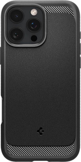 Etui Spigen Rugged Armor MagFit dla Apple iPhone 16 Pro Matte Black (8809971230278) - obraz 2