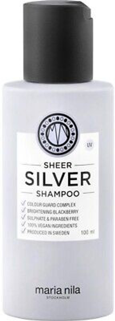 Szampon Maria Nila Sheer Silver neutralizujący żółte odcienie 100 ml (7391681036451) - obraz 1