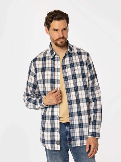 Koszula męska bawełniana Lee Cooper Will 9336 XL Granatowa (5905991712626) - obraz 3