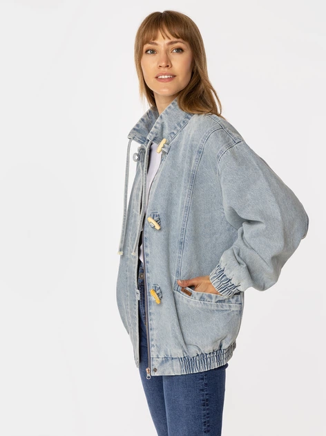 Джинсова куртка жіноча Lee Cooper Amelia 1119 S Блакитна (5905991713159) - зображення 3