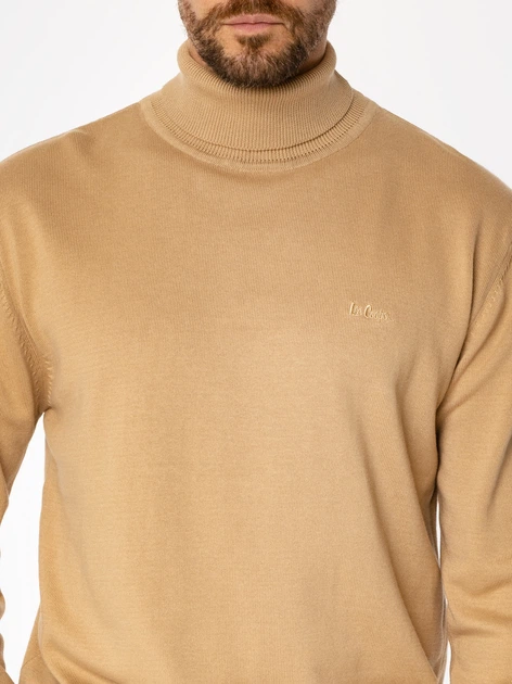 Гольф-водолазка чоловіча Lee Cooper Santo 4310 XL Бежева (5905991711766) - зображення 4