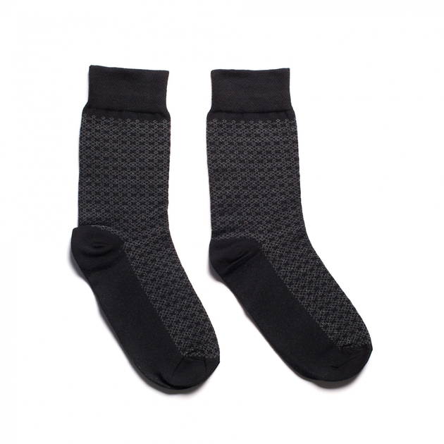 Носки с принтом клетка высокие бесшовные дышащие качественные ORGANIC cotton черные JILL ANTONY 39-41 men's арт. 31015_1 - Фото 9 Носки с принтом клетка высокие бесшовные дышащие качественные ORGANIC cotton черные JILL ANTONY 39-41 men's арт. 31015_1 - изображение 9