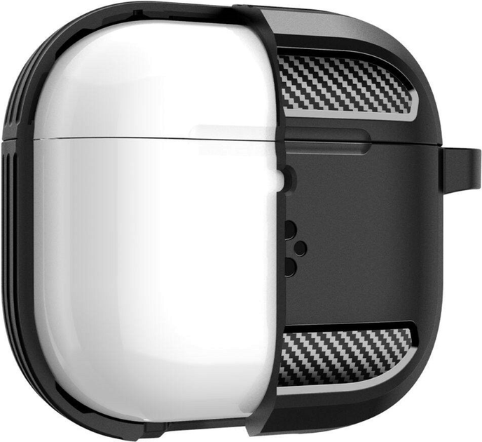 Чохол Spigen Rugged Armor для Apple AirPods 4 Matte Black (8809971234788) - зображення 7