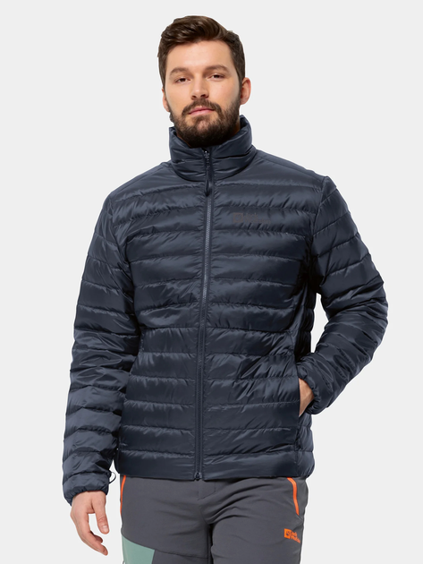 Пуховик двосторонній короткий чоловічий Jack Wolfskin Pilvi Down Jkt M 1207701_C0415 M Синій (4064886338523) - зображення 1