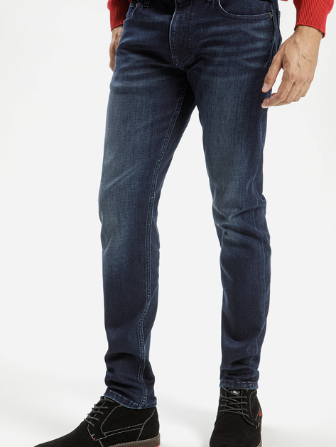 Jeansy slim fit męskie Cross Jeans E 185-222 30-30 Ciemnogranatowe (8697319602616) - obraz 1