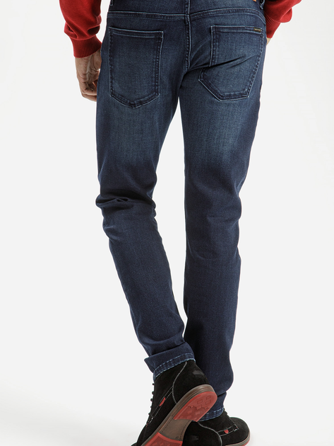 Jeansy slim fit męskie Cross Jeans E 185-222 28-30 Ciemnogranatowe (8697319602593) - obraz 2