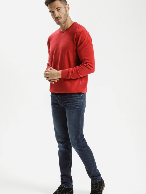 Джинси Slim Fit чоловічі Cross Jeans E 185-222 33-32 Темно-сині (8697319602739) - зображення 3