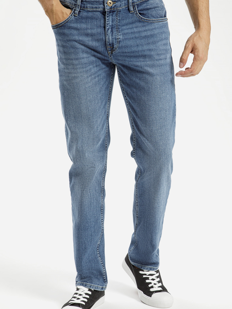 Jeansy regular fit męskie Cross Jeans F 194-700 32-32 Niebieskie (3333333218277) - obraz 1