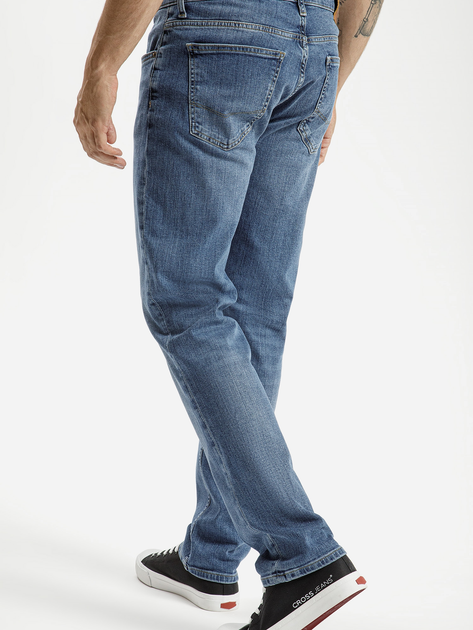 Jeansy regular fit męskie Cross Jeans F 194-700 38-30 Niebieskie (8697319675092) - obraz 2