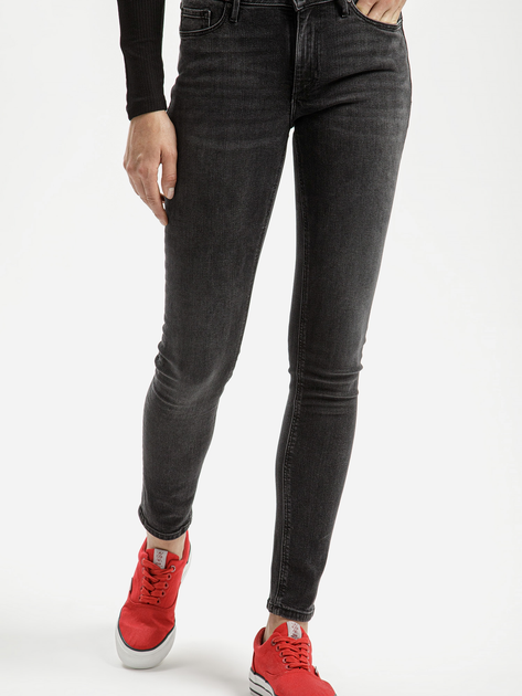 Jeansy skinny damskie Cross Jeans N 497-237 28-32 Czarne (8697319683189) - obraz 1