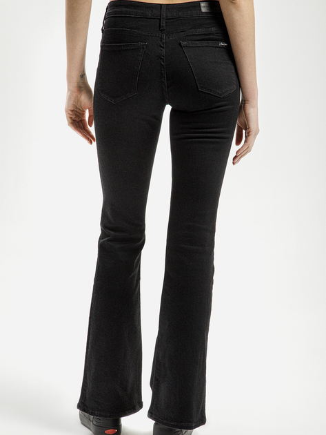 Jeansy dzwony damskie Cross Jeans P 433-020 28-30 Czarne (8697319561173) - obraz 2