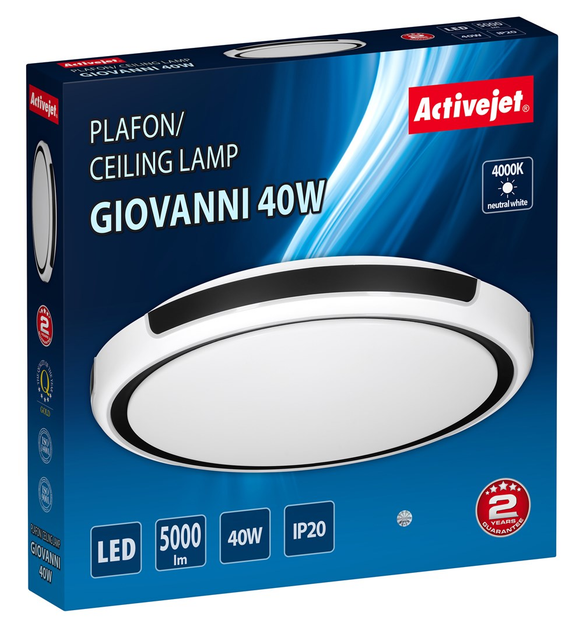 Стельовий плафон LED Activejet AJE-GIOVANNI 40 W (5901443122876) - зображення 4