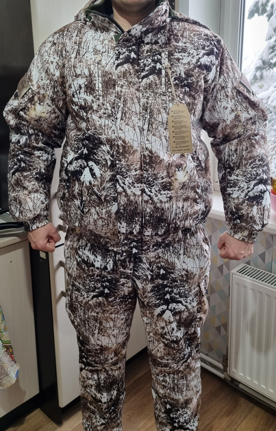 Форма костюм зимний (до -25) BARS Moro XXXXXXL белый камуфляж - изображение 9
