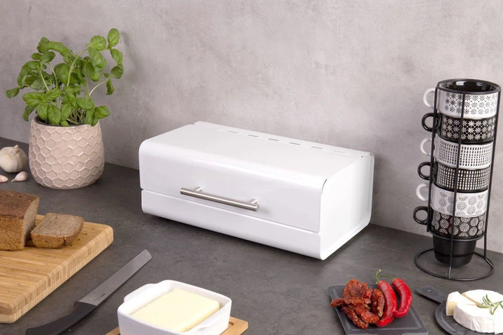 Хлібниця Zeller металева біла (4003368273457) - зображення 5