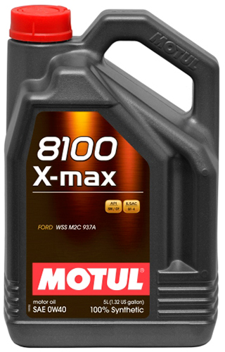Моторное масло Motul 8100 X-max 0W-40 5 л (104533) - изображение 2