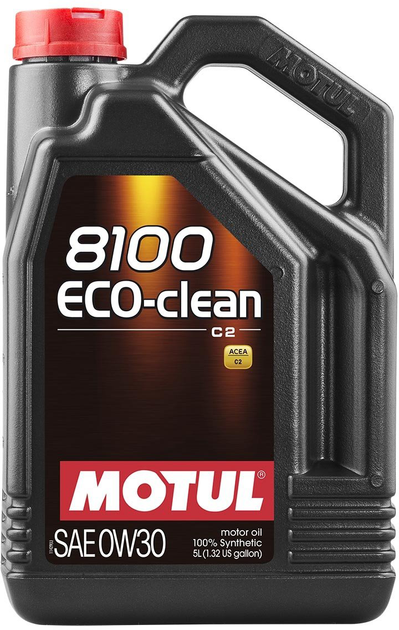 Моторное масло Motul 8100 Eco-clean 0W-30 5 л (102889) - изображение 2