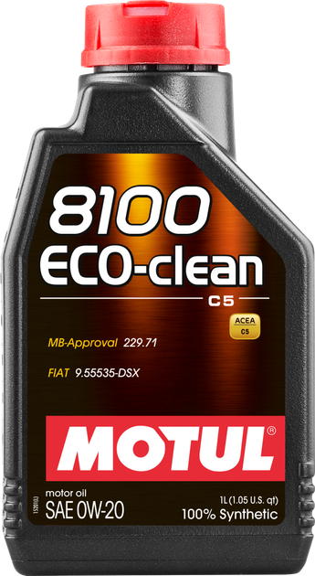 Моторное масло Motul 8100 Eco-clean 5W-30 1 л (101542) - изображение 2