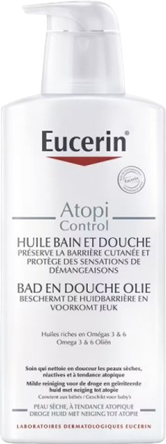 Olejek do kąpieli i pod prysznic Eucerin Atopicontrol 400 ml (4005800213861) - obraz 1