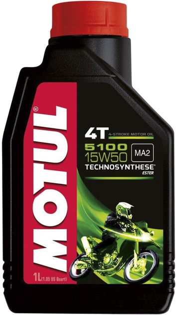 Моторное масло Motul 5100 4T 15W-50 2 л (104082) - изображение 2