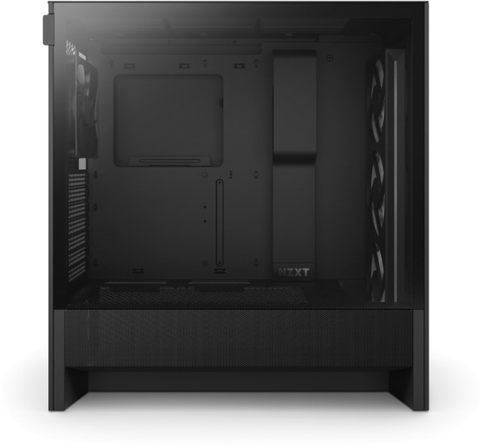 Корпус NZXT H5 Flow RGB Compact Mid-Tower ATX Case with RGB Fans- All Black (CC-H52FB-R1) - изображение 3