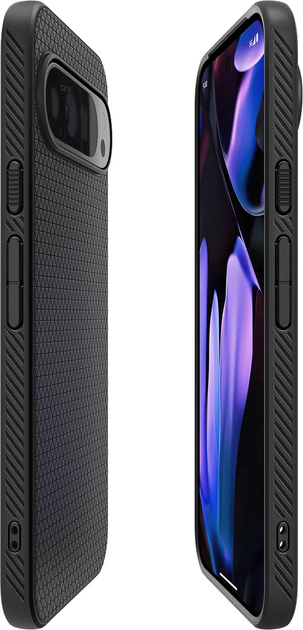 Панель Spigen Liquid Air для Google Pixel 9 Pro Matte Black (ACS07682) - зображення 8