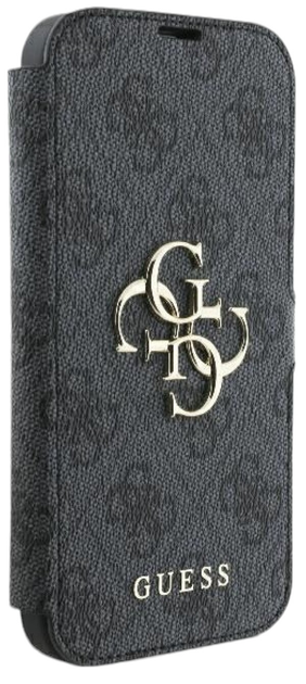 Чохол-книжка Guess Book 4G Metal Logo для Apple iPhone 16 Pro Max Black (GUBKP16X4GMGGR) - зображення 3